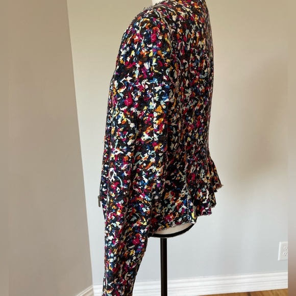 1. State Jacket zippered and snaps colorful work career business modest size XL - Picture 4 of 15